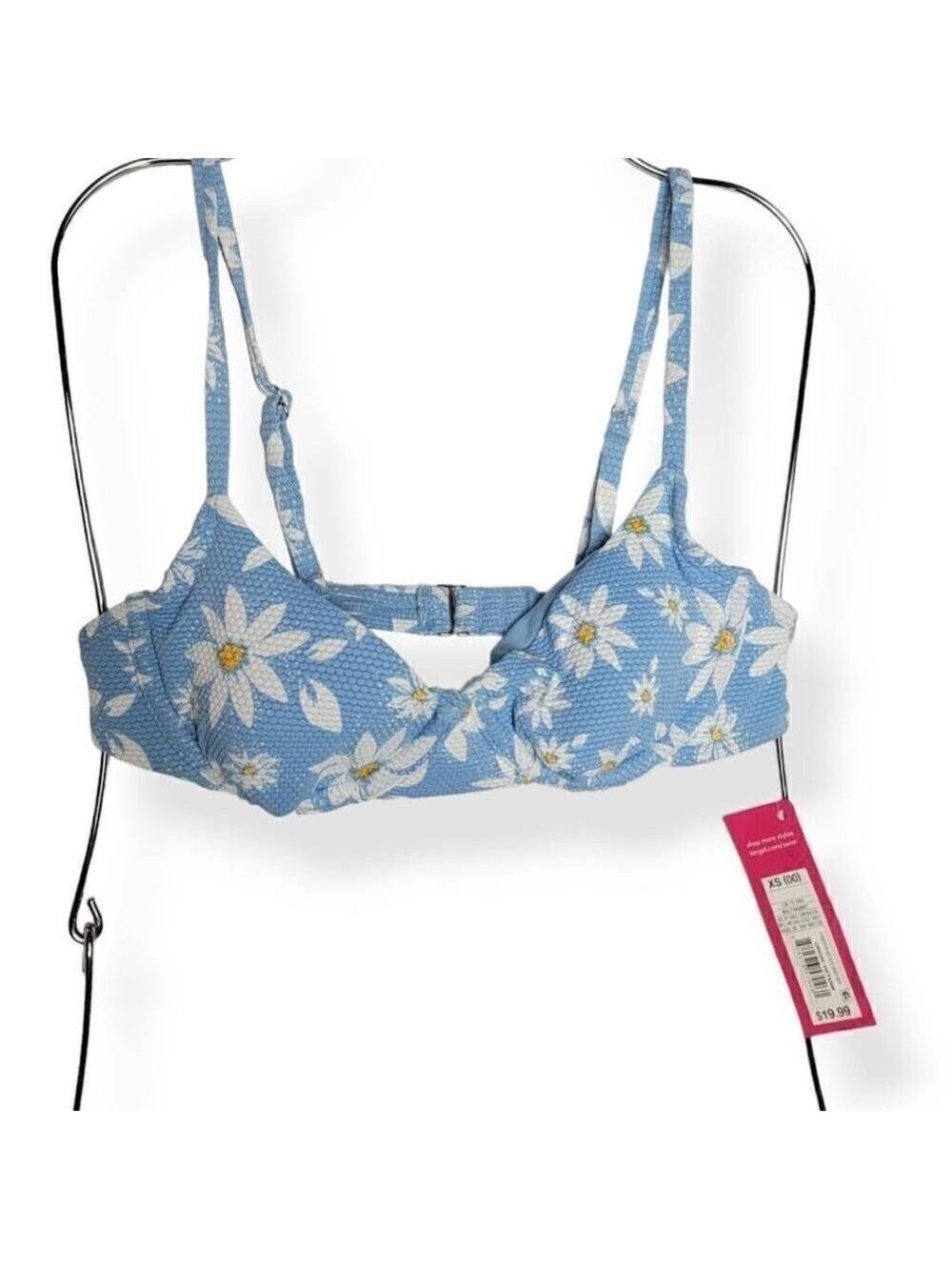 Xhilaration Daisy Underwire Bikini atop XS Junior (00)